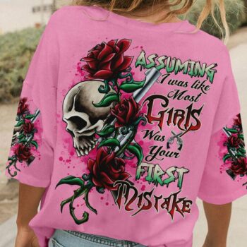 ASSUMING I WAS LIKE MOST GIRLS WINGS SKULL ALL OVER PRINT - TLNO2103232