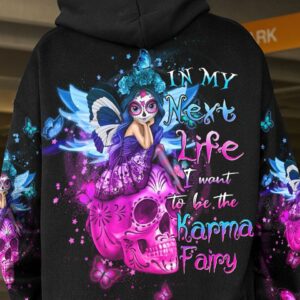 KARMA FAIRY SUGAR SKULL ALL OVER PRINT - YHHN1612222