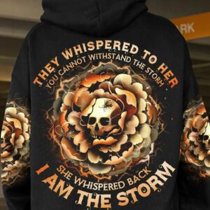 I AM THE STORM FLOWER SKULL ALL OVER PRINT - TLNO0202232
