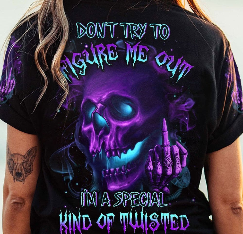 DON'T TRY TO FIGURE ME OUT ALL OVER PRINT - YHLN0405232