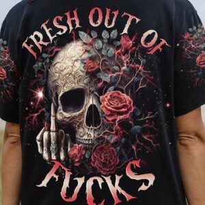 FRESH OUT OF F SKULL ROSE ALL OVER PRINT - TLNO0703232
