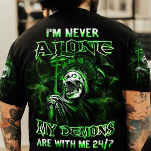 I'M NEVER ALONE SKULL ALL OVER PRINT - YHHN2103233