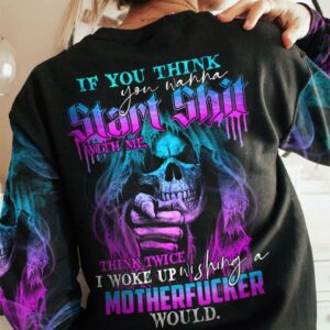 IF YOU THINK YOU WANNA REAPER PURPLE ALL OVER PRINT - TLTY1211221