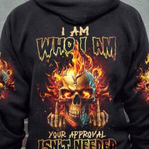 I AM WHO I AM FIRE SKULL ALL OVER PRINT - TLNZ1302232