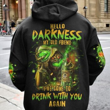 HELLO DARKNESS MY OLD FRIEND REAPER PATRICK'S DAY ALL OVER PRINT - TLTM1101231