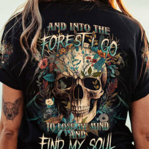 AND INTO THE FOREST I GO SKULL ALL OVER PRINT - TLNT1204232