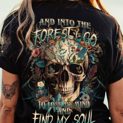 AND INTO THE FOREST I GO SKULL ALL OVER PRINT - TLNT1204232