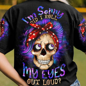 DID I ROLL MY EYES OUT LOUD MESSY BUN ALL OVER PRINT - TLNO0604231