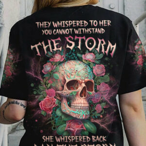 I AM THE STORM SKULL ROSE ALL OVER PRINT - YHDU1704231