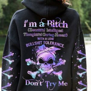 I'M A B DON'T TRY ME HOLO ALL OVER PRINT - YHHN0202232