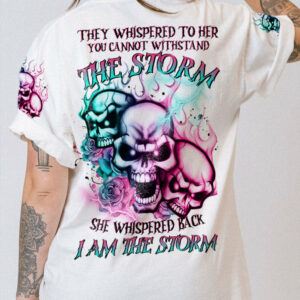 I AM THE STORM 3 SKULLS ALL OVER PRINT - TLTR0704232