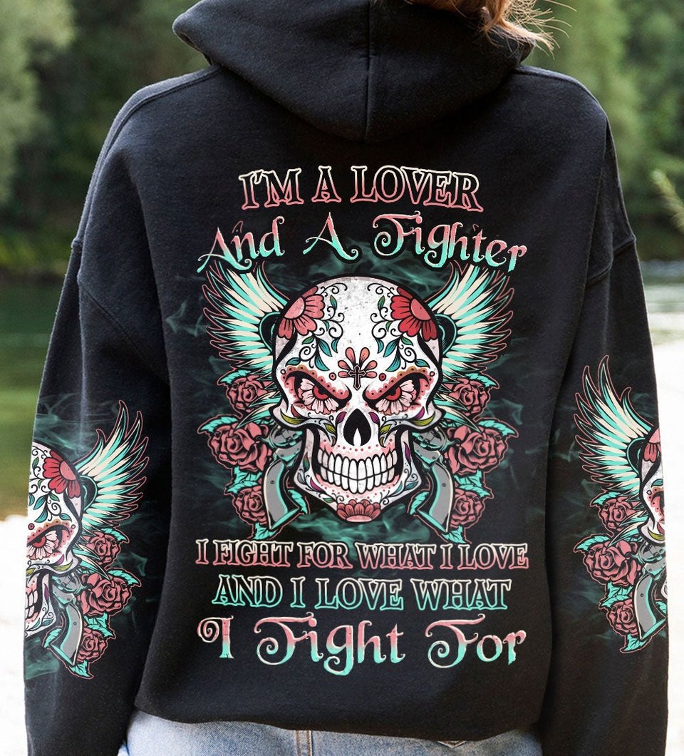 I'M A LOVER AND A FIGHTER ALL OVER PRINT - YHHN1602234