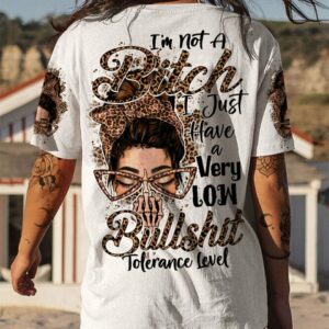 I'M NOT A B MESSY BUN ALL OVER PRINT - TLTY2312222