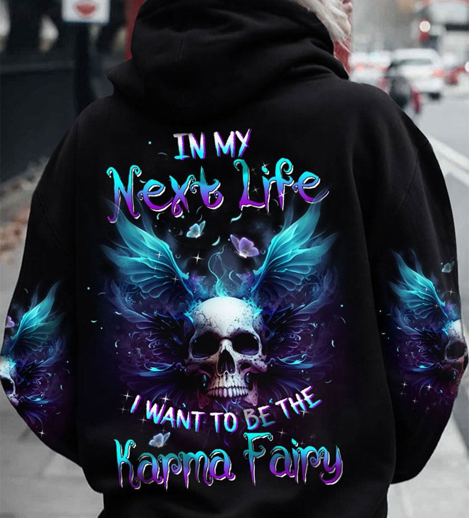 KARMA FAIRY SKULL ALL OVER PRINT - TLTW0802235