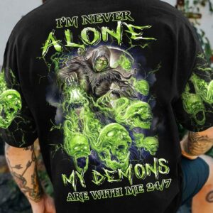 I'M NEVER ALONE SKULL REAPER ALL OVER PRINT - YHHN1101233