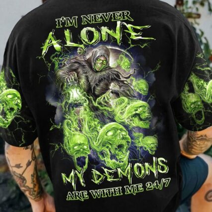 I'M NEVER ALONE SKULL REAPER ALL OVER PRINT - YHHN1101233
