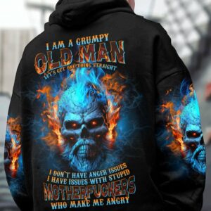 I AM A GRUMPY OLD MAN FIRE SKULL ALL OVER PRINT - TLTR0404233