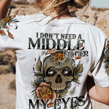 I DON'T NEED A M SKULL ALL OVER PRINT - TLTY0811221