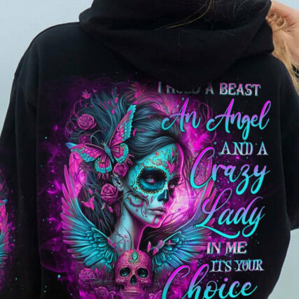 I HOLD A BEAST AN ANGEL ALL OVER PRINT - YHDU1304234