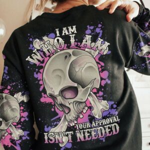 I AM WHO I AM SKULL BONES ALL OVER PRINT - TLTY0811224