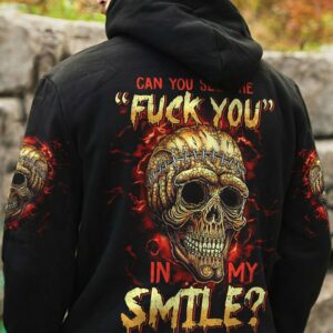 CAN YOU SEE THE F YOU SKULL ALL OVER PRINT - TLTM0501232