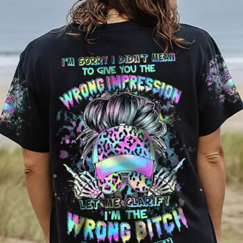 I'M THE WRONG B TO MESS WITH ALL OVER PRINT - TLTW1204231