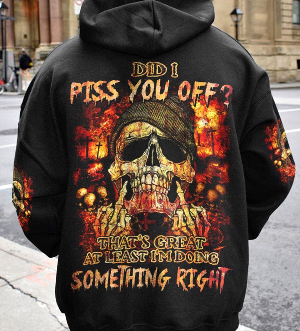 DID I PISS YOU OFF SKULL ALL OVER PRINT - TLTM1401231
