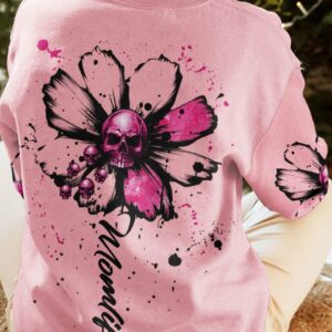 MOM LIFE DAISY SKULL ALL OVER PRINT - TLNZ2402234