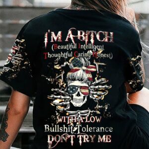 I'M A B MESSY BUN CRACK ALL OVER PRINT - TLTW1512224