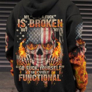 MY GIVE A F AMERICAN SKULL ALL OVER PRINT - TLTY2811223