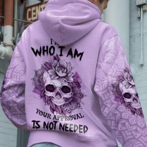 I AM WHO I AM SKULL ALL OVER PRINT - YHHG1011221