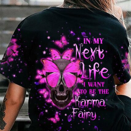KARMA FAIRY BUTTERFLY SKULL ALL OVER PRINT - TLTW0601231