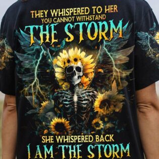 I AM THE STORM SKELETON WINGS SUNFLOWER ALL OVER PRINT - TLNO2102231
