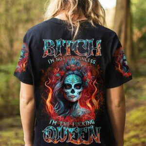 I'M THE F QUEEN SUGAR SKULL ALL OVER PRINT - TLTR0504232