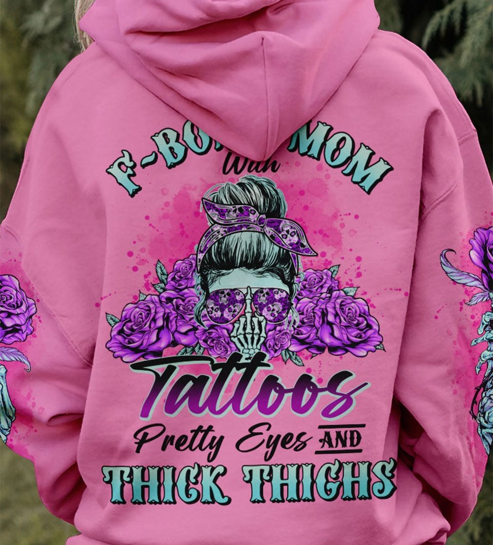F-BOMB MOM WITH TATTOOS ALL OVER PRINT - TLNO2002231