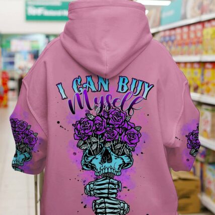 I CAN BUY MYSELF FLOWERS ROSE SKULL ALL OVER PRINT - TLTR2303232