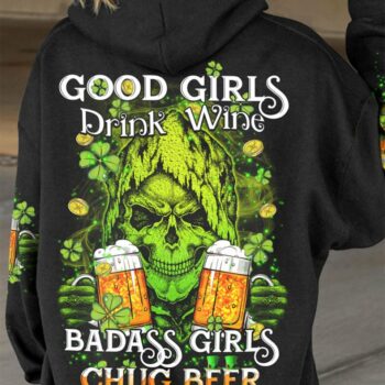 B GIRLS CHUG BEER PATRICK'S DAY ALL OVER PRINT - TLTY1101231