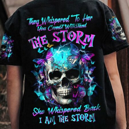 I AM THE STORM BUTTERFLY SKULL ALL OVER PRINT - TLTW0703232