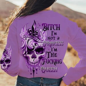 I'M THE FKING QUEEN TATTOOED SKULL ALL OVER PRINT - TLTW1401232
