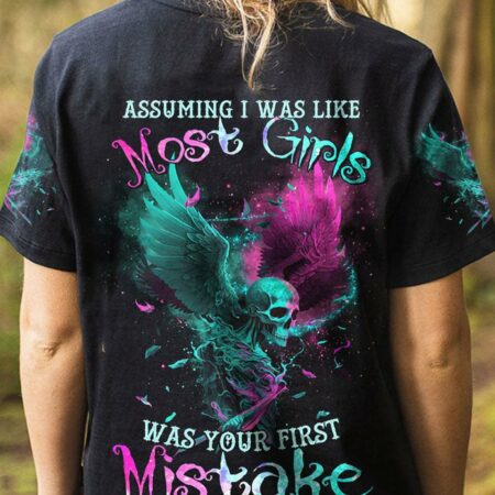 ASSUMING I WAS LIKE MOST GIRLS WINGS SKULL ALL OVER PRINT - TLTR1102231