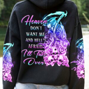 HEAVEN DON'T WANT ME ALL OVER PRINT - YHHN1302233