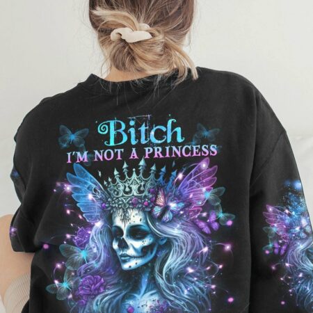 I'M THE F QUEEN SUGAR SKULL ALL OVER PRINT - YHHG0103233