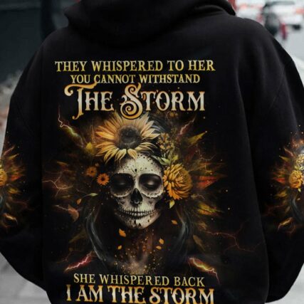I AM THE STORM SUGAR SKULL ALL OVER PRINT - YHHG2702231