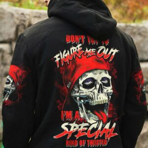 DON'T TRY TO FIGURE ME OUT SKULL ALL OVER PRINT - TLTM0812221