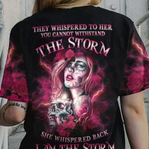 I AM THE STORM SUGAR SKULL ALL OVER PRINT - YHHG2202232