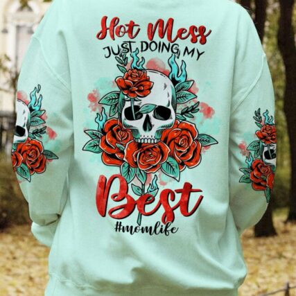 HOT MESS ROSE SKULL ALL OVER PRINT - TLTR1503231