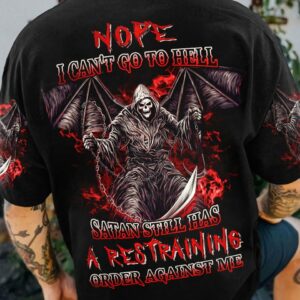 I CAN'T GO TO HELL REAPER SKULL ALL OVER PRINT - YHHN1301233