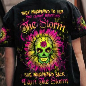 I AM THE STORM SUGAR SKULL SUNFLOWER ALL OVER PRINT - TLTW0103232