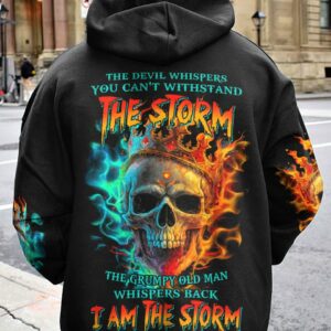 I AM THE STORM SKULL OLD MAN KING ALL OVER PRINT - TLTM0303232