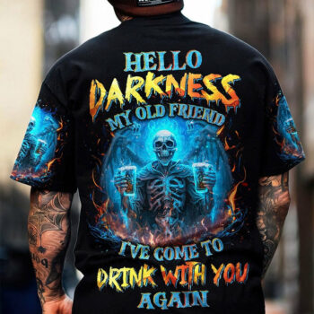 DRINK WITH YOU AGAIN REAPER BLUE FIRE ALL OVER PRINT - TLNZ2004231